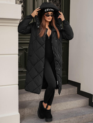 Dámska bunda čierna OZONEE JS/5M3173/392Z