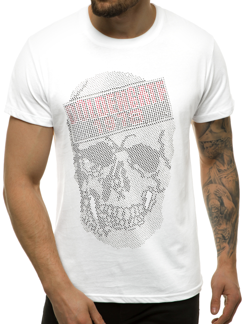 Pánske Tričko Biele OZONEE JS/KS2108