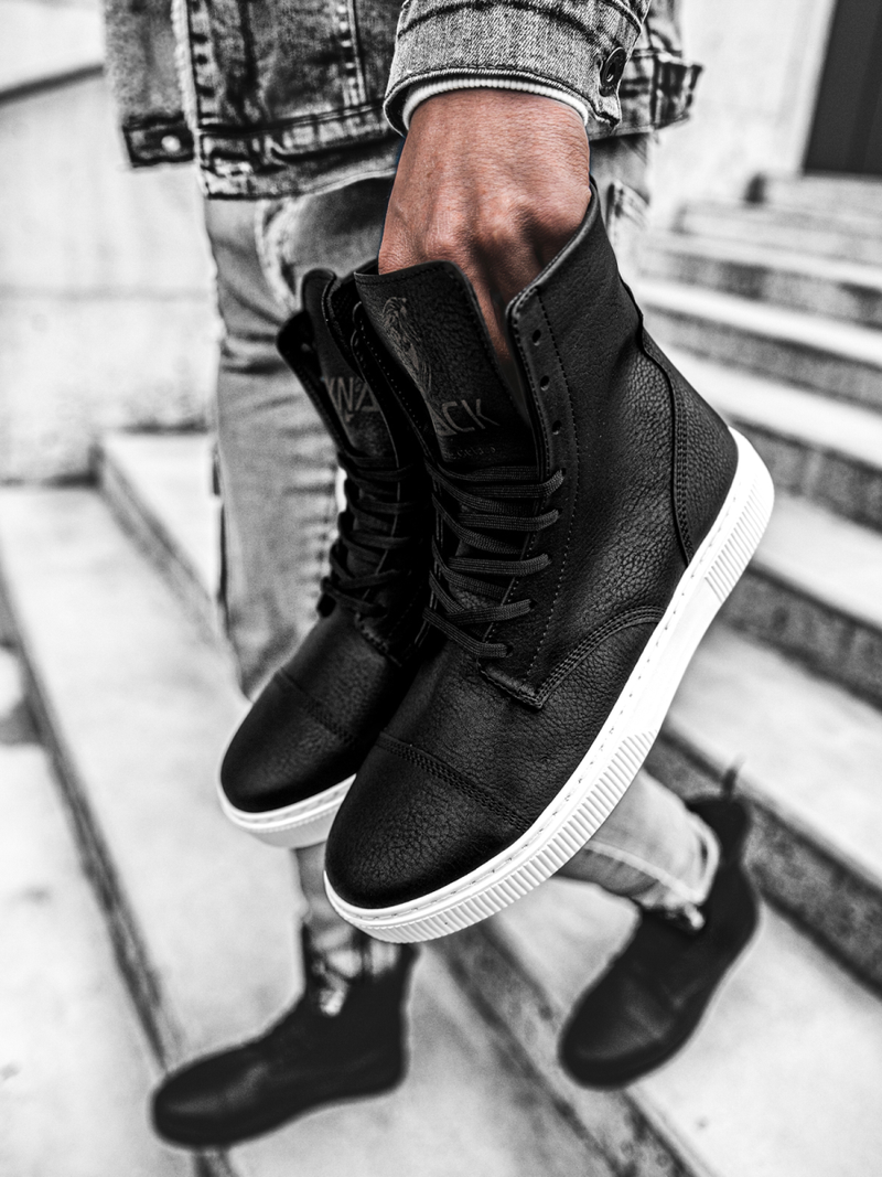 Pánske Sneakery Čiernobiele OZONEE KN/022