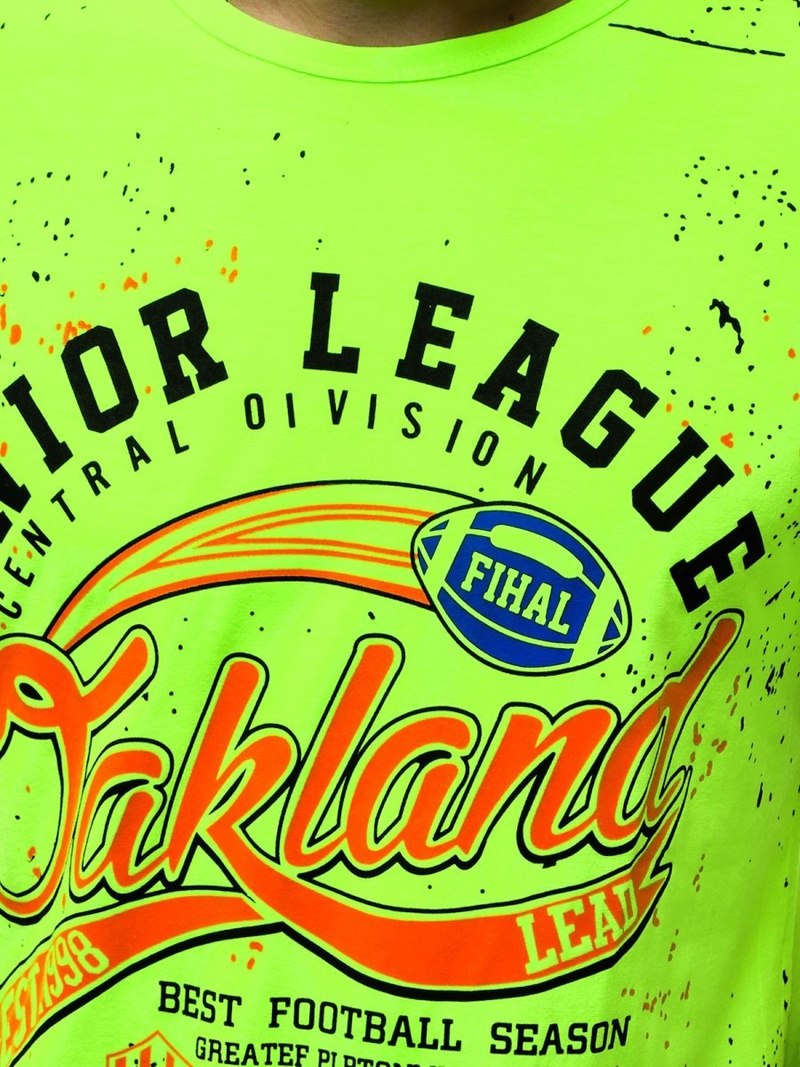 Pánske Tričko zelené OZONEE JS/KS1975