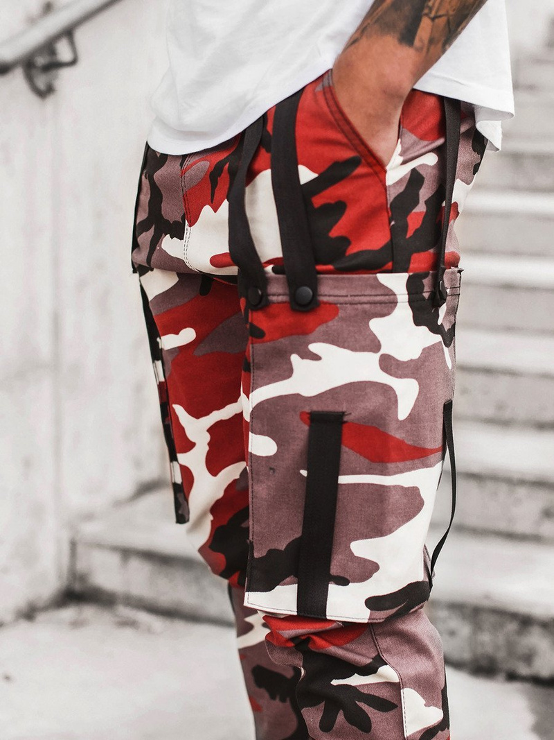 Pánske jogger nohavice nohavice béžový OZONEE O/11102