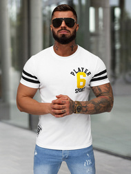 Pánske Tričko Biely OZONEE JS/8B1391/1