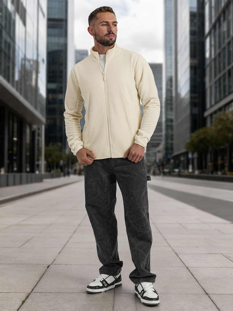 Pánska Mikina Ecru OZONEE JS/HH016/1