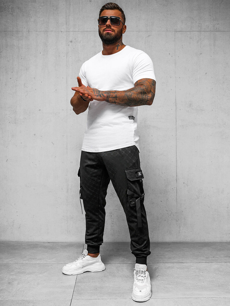 Pánske Tepláky Čierne OZONEE O/PS6021