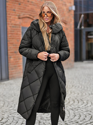 Dámska bunda čierna OZONEE JS/5M3173/392Z