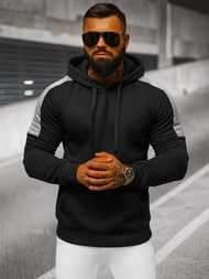 Pánska Mikina Čierna OZONEE JS/8B1311/3