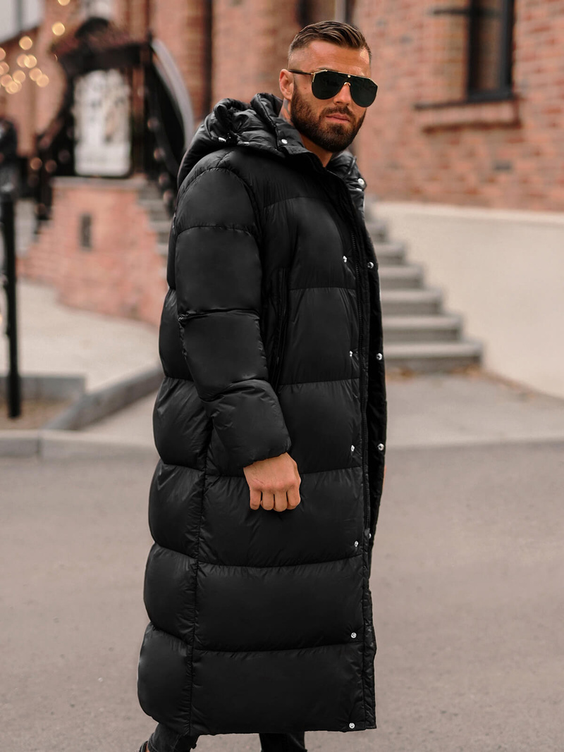 Pánska Bunda Čierna OZONEE O/M3202Z