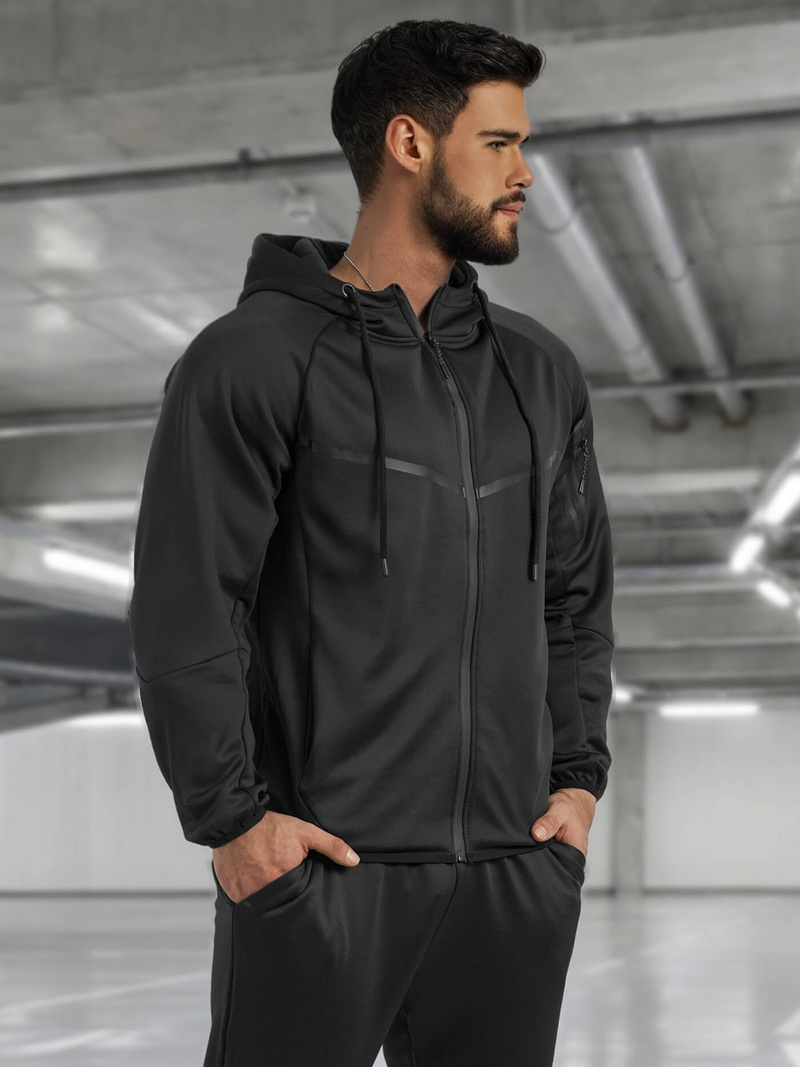 Pánska Tepláková Súprava Čierny OZONEE JS/8C1966/3