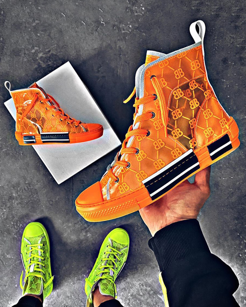 Pánske Sneakery oranžové OZONEE O/351