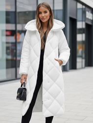 Dámska bunda biela OZONEE JS/5M3173/281Z