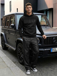 Pánska Mikina Čierna OZONEE JS/8B1990/3