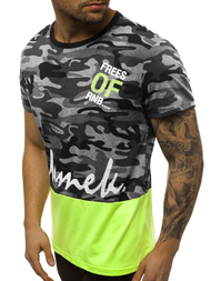 Pánske Tričko grafitový OZONEE JS/SS10978