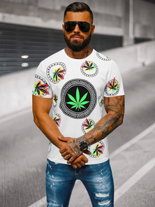 Pánske Tričko Biele OZONEE O/T135/1