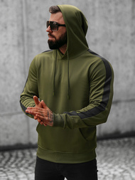 Pánska Mikina Khaki OZONEE O/8B153/29