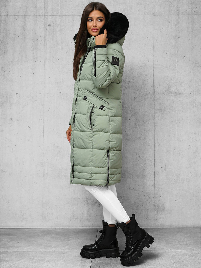 Dámska bunda mentolová OZONEE O/W377