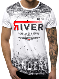 Pánske Tričko Biele OZONEE JS/SS10960