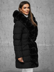 Dámska bunda čierna OZONEE JS/5M3158/392