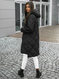 Dámska bunda čierna OZONEE JS/5M3168/392Z