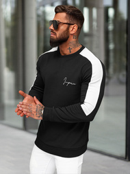 Pánska Mikina Čierna OZONEE O/P2033Z