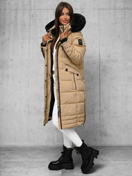 Dámska bunda béžová OZONEE O/W377