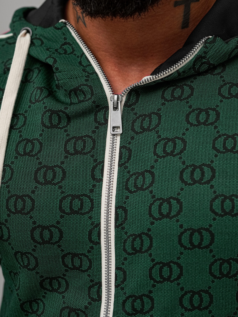 Pánska Tepláková Súprava Zelený OZONEE O/FF5111AB