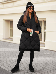 Dámska bunda čierna OZONEE JS/5M3168/392Z