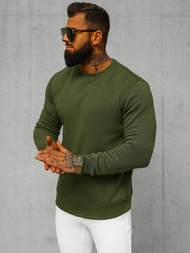 Pánska Mikina khaki OZONEE JS/2001-10Z