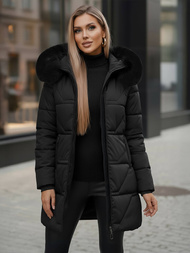 Dámska bunda čierna OZONEE JS/16M9099/392Z