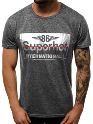 Pánske Tričko Čierne OZONEE JS/KS2056