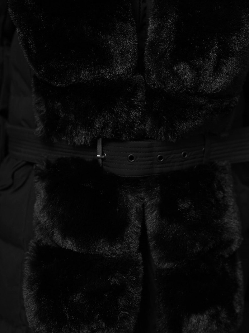 Dámska bunda čierna OZONEE JS/5M3158/392