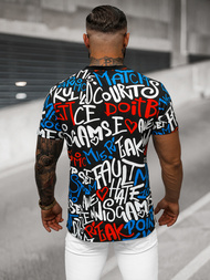 Pánske Tričko Čierne OZONEE O/T1271/3