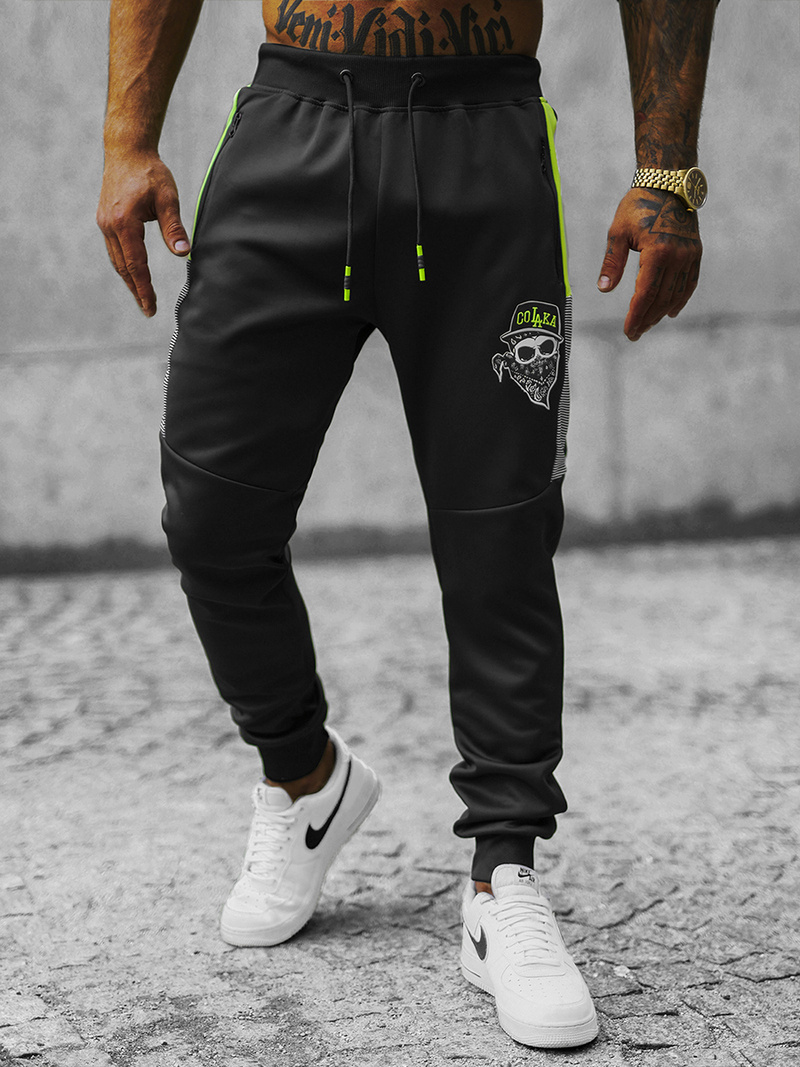 Pánske Tepláky Čierne OZONEE JS/K10250Z