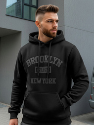 Pánska Mikina Čierna OZONEE JS/8B1969/3