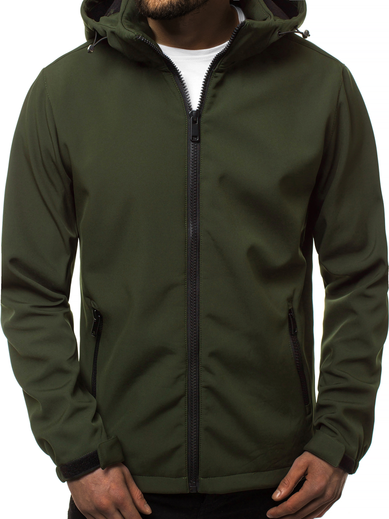 Pánska softshell Bunda zelená OZONEE JS/56008