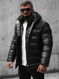 Pánska Bunda Čierna OZONEE JS/M8110/392