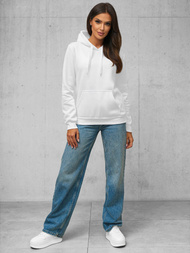 Dámska Mikina Biela OZONEE JS/W02Z