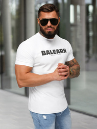 Pánske Tričko Biele OZONEE NB/MT3135