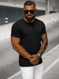 Pánske Tričko Čierne OZONEE O/T1277/3