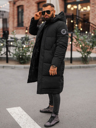 Pánska Zimná Bunda Čierna OZONEE JS/19M1290/392