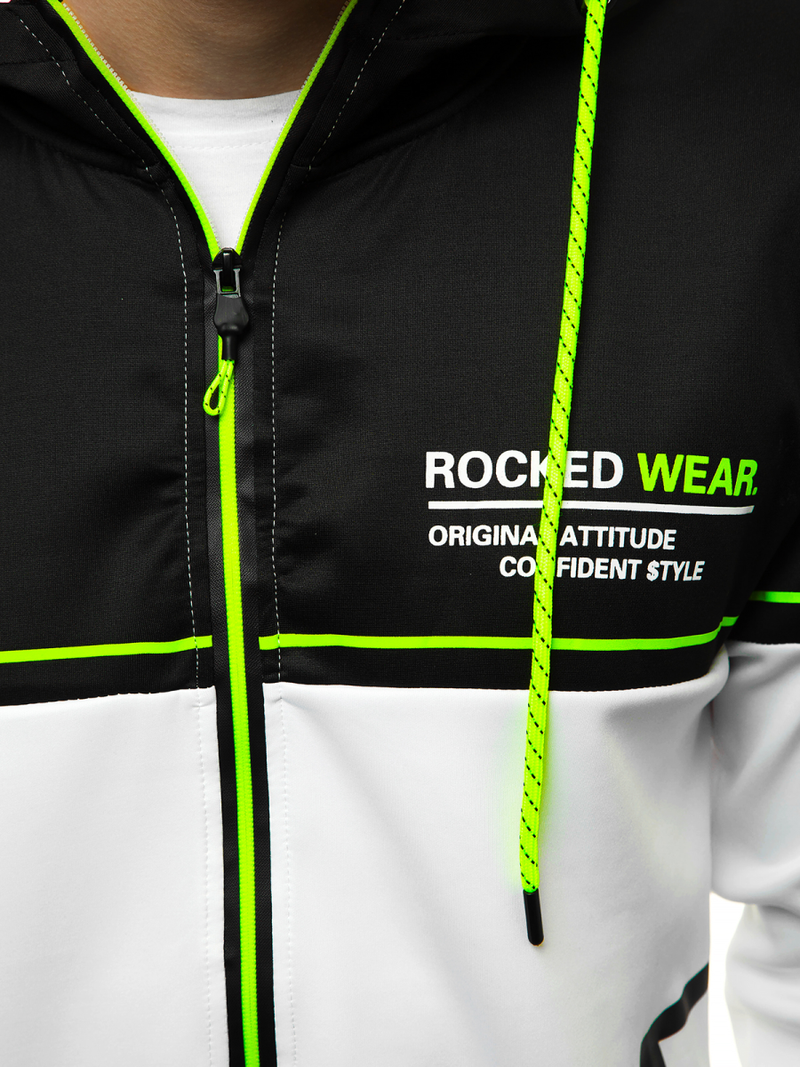 Pánska Mikina Biela OZONEE JS/DD20122