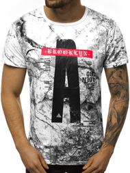 Pánske Tričko Biele OZONEE JS/SS10921