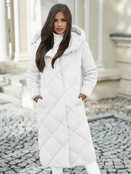 Dámska bunda biela OZONEE JS/5M3173/281Z