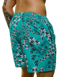 Pánske kúpacie šortky zelené OZONEE JS/ST067