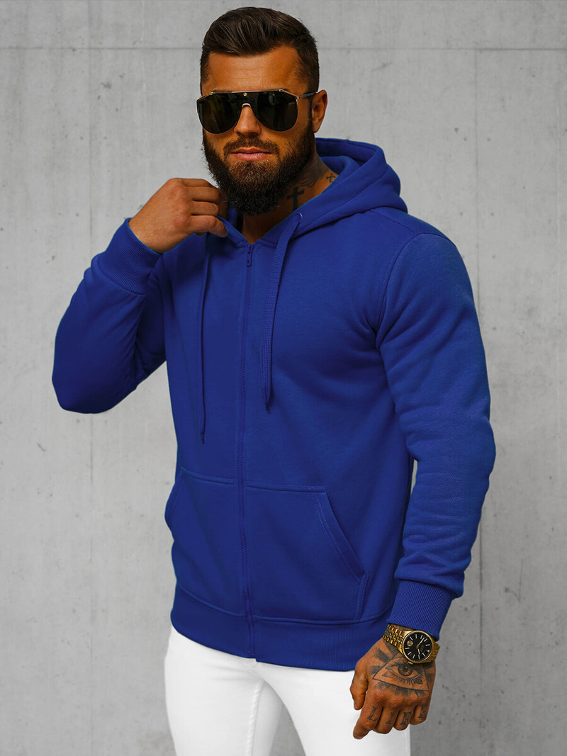 Pánska Mikina Kobalt OZONEE JS/2008Z