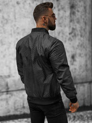 Pánska Bunda Čierna OZONEE O/3A179