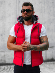 Pánska Vesta Červená OZONEE JS/5M758/270