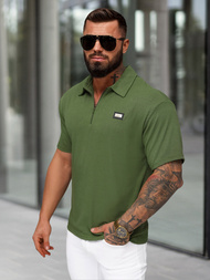 Pánska Polokošeľa Khaki OZONEE O/YN2/593