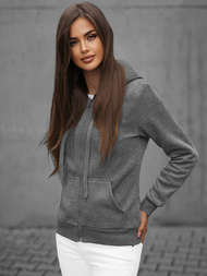 Dámska Mikina grafitová OZONEE JS/W03Z