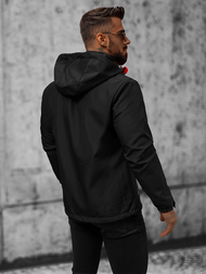 Pánska Softshell Bunda Čierno-Červená OZONEE JS/HH022/1CZ