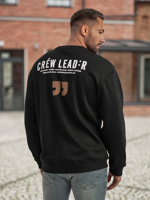 Pánska Mikina Čierna OZONEE JS/65B3917/3